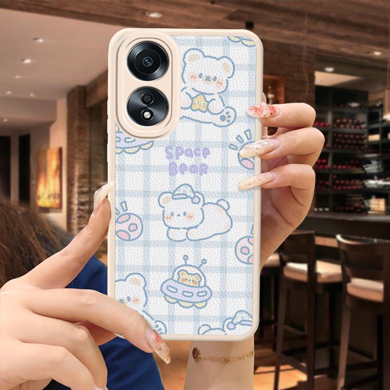 OPPO A58 Silicone Fun Anime Case Youth Trendy Creative Luxury