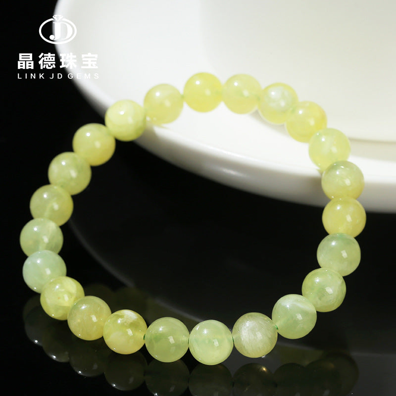 Natural golden grape stone bracelet.