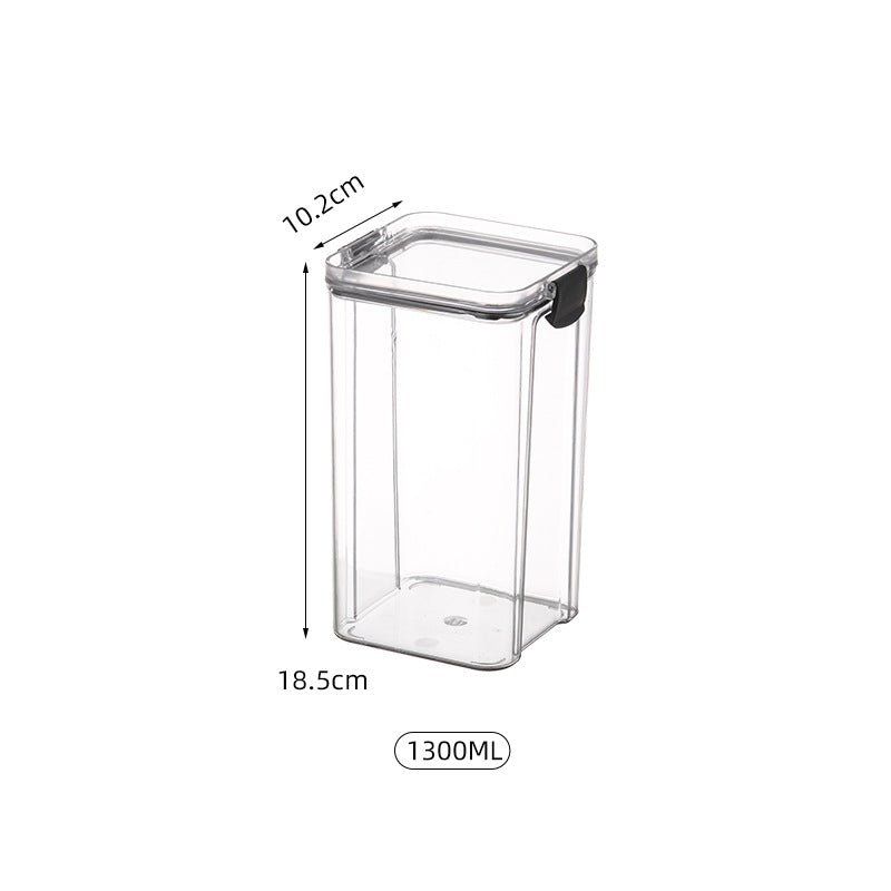 Food Grade Transparent Plastic Sealing Jar Storage Jar