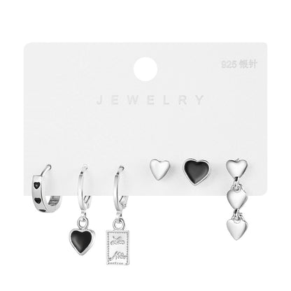 ins love ring six piece set