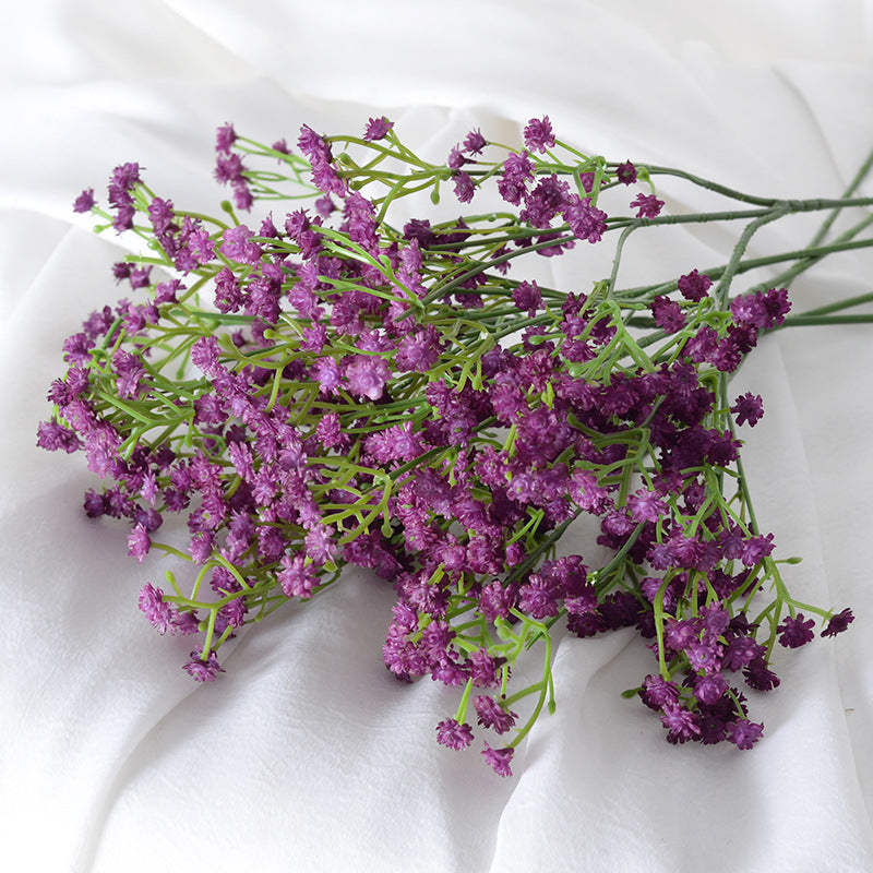 Three-forked baby's breath plastic artificial flower