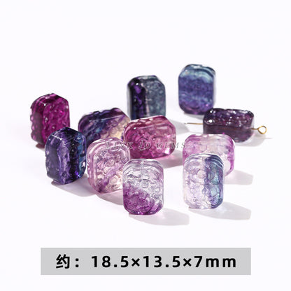 Natural color fluorite small carving