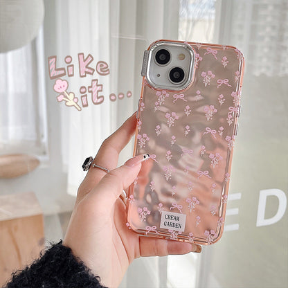 IMD Wrinkle Case iPhone15 Pro 12 11 Cute Hello Kitty Animal Cover