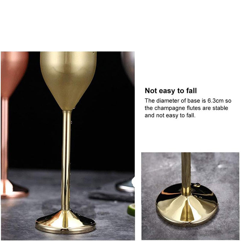 Champagne glass creative gold glass