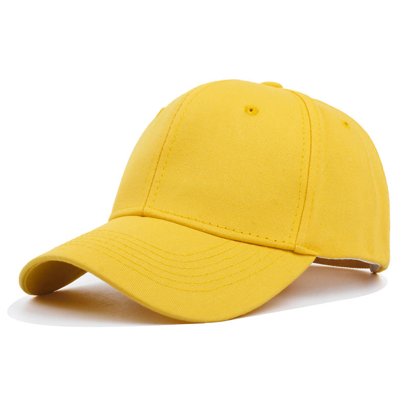 Cotton Hard-Brim Baseball Cap