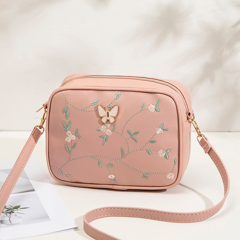 Women's bag embroidered butterfly bag