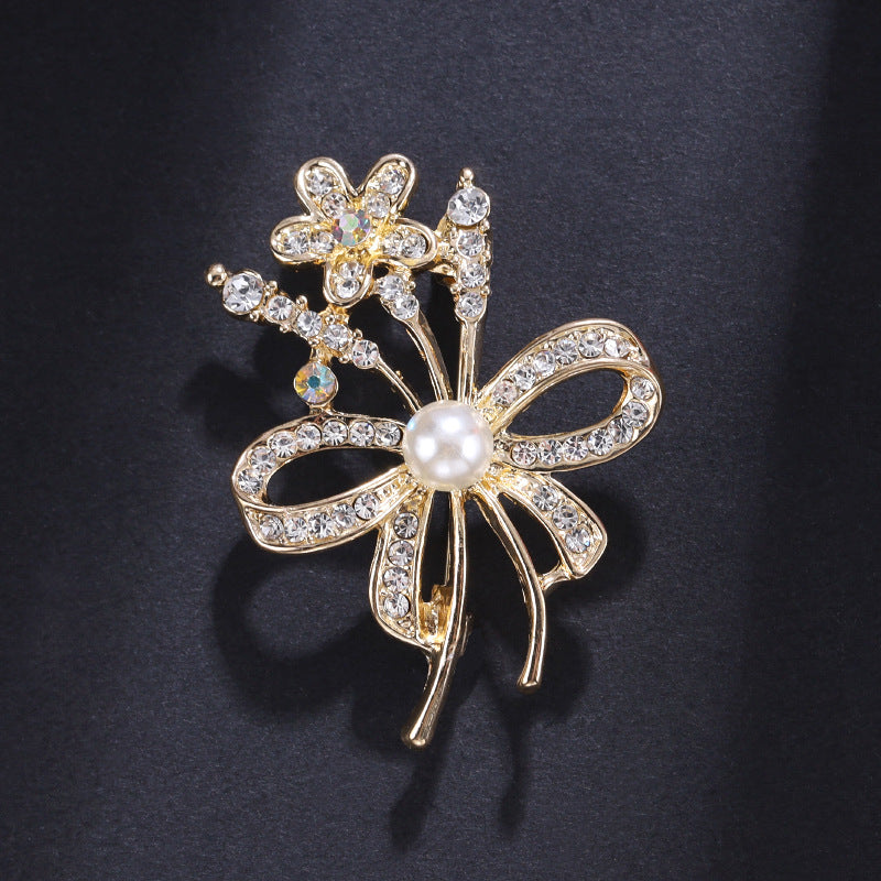 High-end brooch brooch imitation pearl