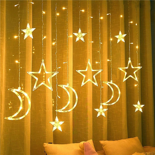 Scene light string outdoor camping star and moon light