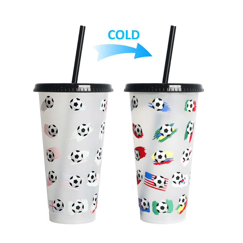 710Ml temperature-sensitive plastic color-changing cup