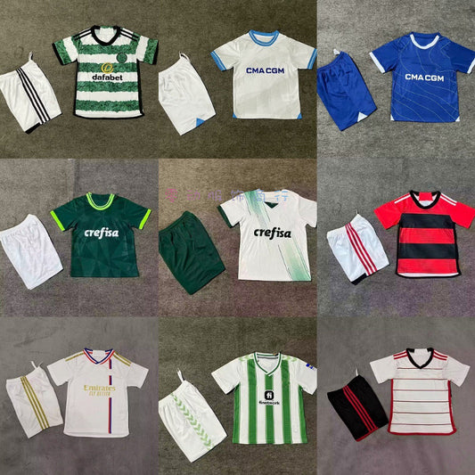 23-24 New Marseille Flamengo Celtic Home Away Kids Jersey