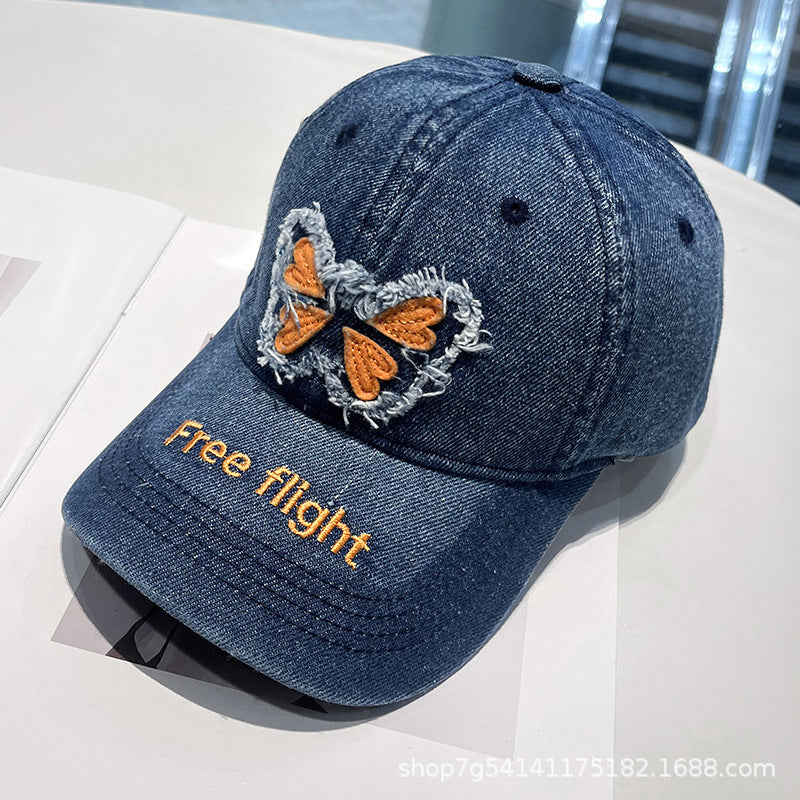 Gorra de béisbol de mariposa 