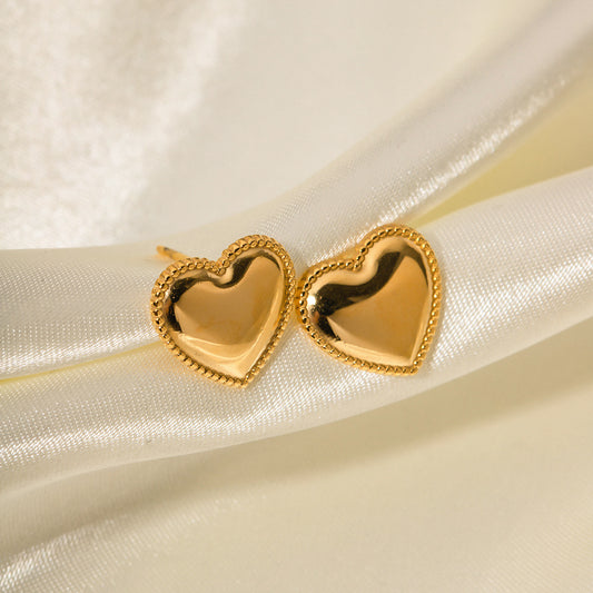 Heart-shaped earrings