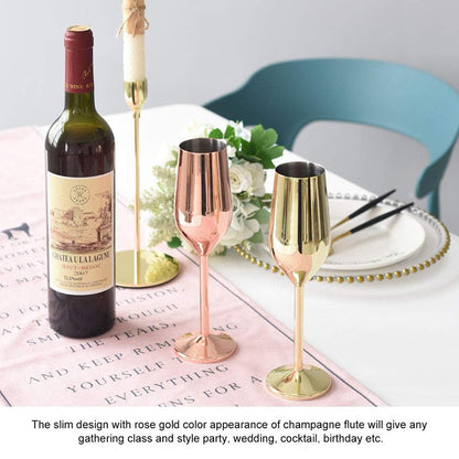 Champagne glass creative gold glass