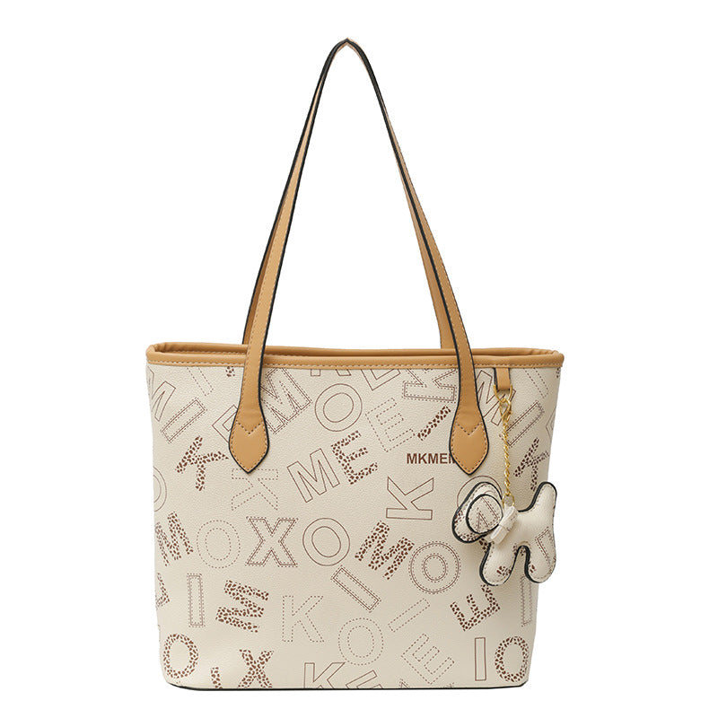 Large capacity printed tote women's bag handbag