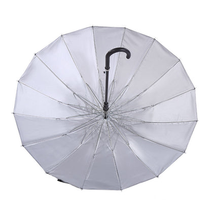 Business Long Handle Umbrella 16 Ribs Wooden