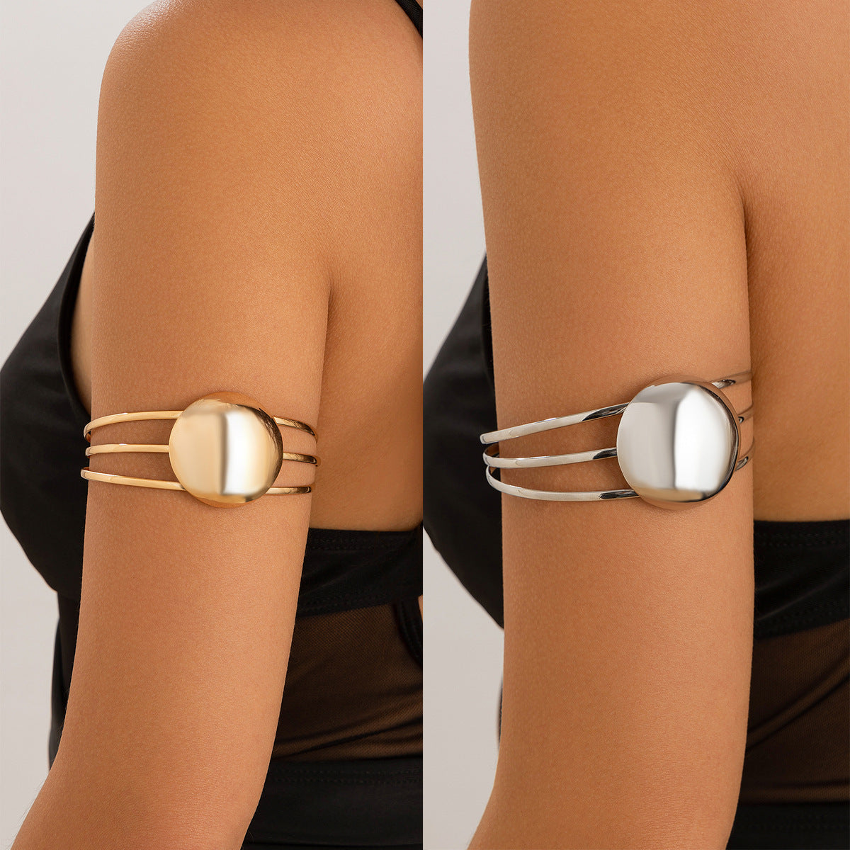 Pulsera de brazo de pan de tres capas 