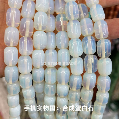 10 * 14Mm natural crystal agate drum beads loose beads