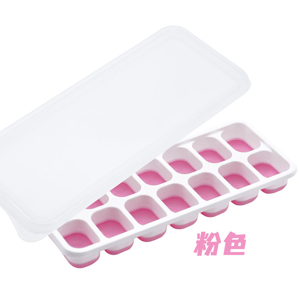 Candy Color 14-Cube Silicone Ice Tray