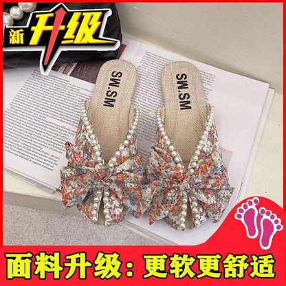 Butterfly Pearl Slippers