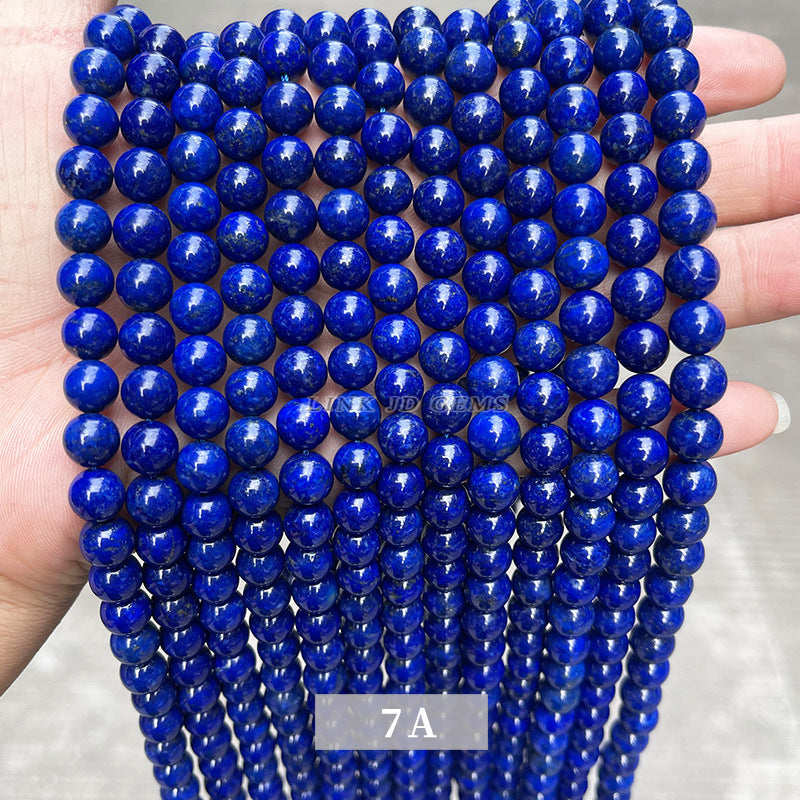 lapis lazuli loose bead jewelry accessories DIY