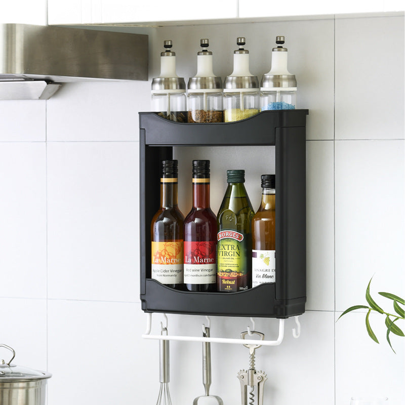 Double-Layer Wall-Mounted Spice Rack