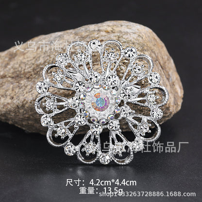 Alloy Rhinestone Brooch Pin fashion