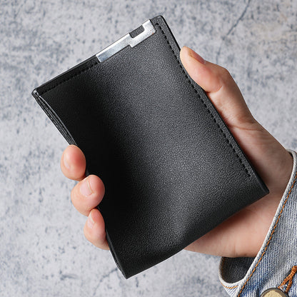 Men's horizontal multi-card wallet