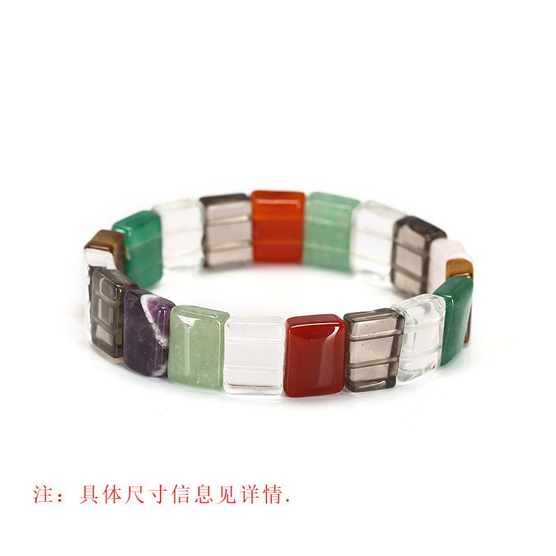 Natural crystal jade hand row