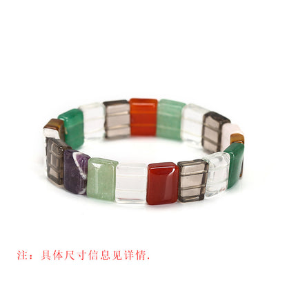 Natural crystal jade hand row