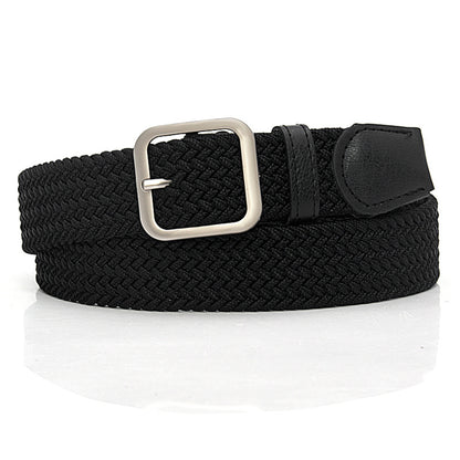 Unisex Braided Leather Belt