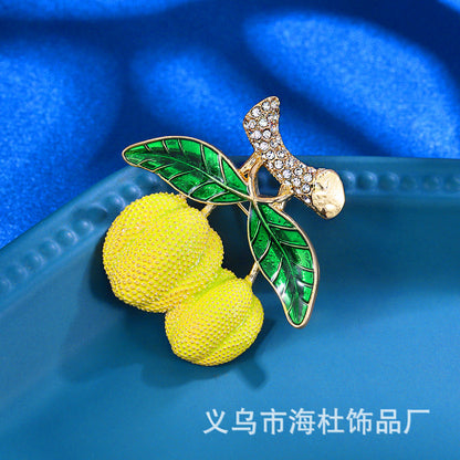 Durian brooch