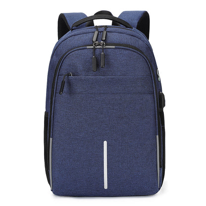 15.6-Inch casual multi-function USB charging schoolbag