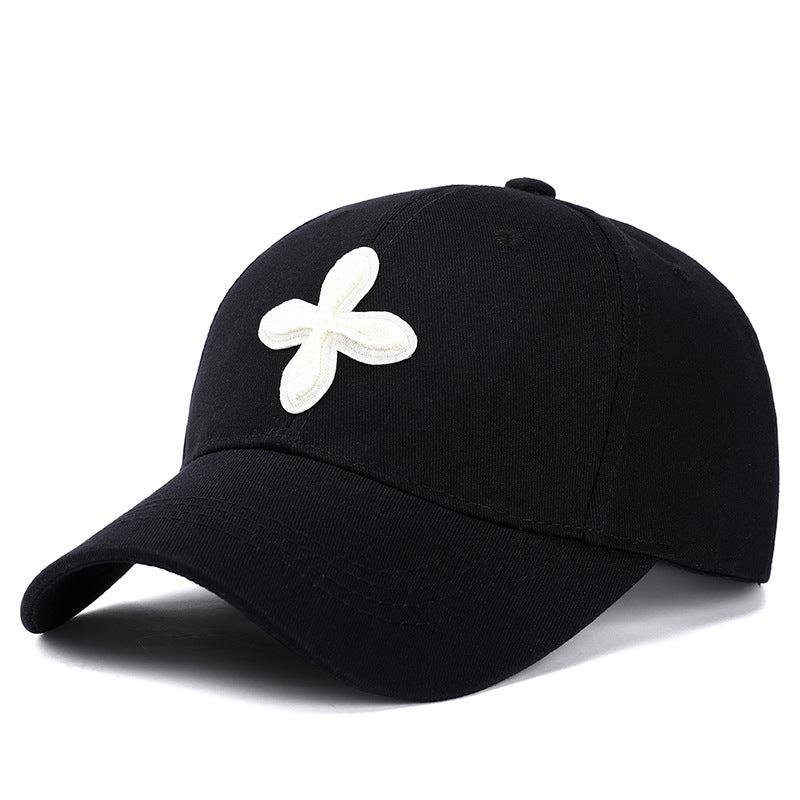 All-Season Embroidered Textured Sun Protection Baseball Cap