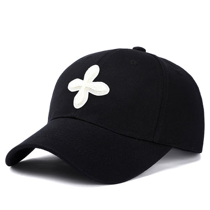 All-Season Embroidered Textured Sun Protection Baseball Cap