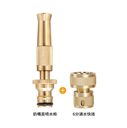 Pure copper pacifier direct injection water gun head