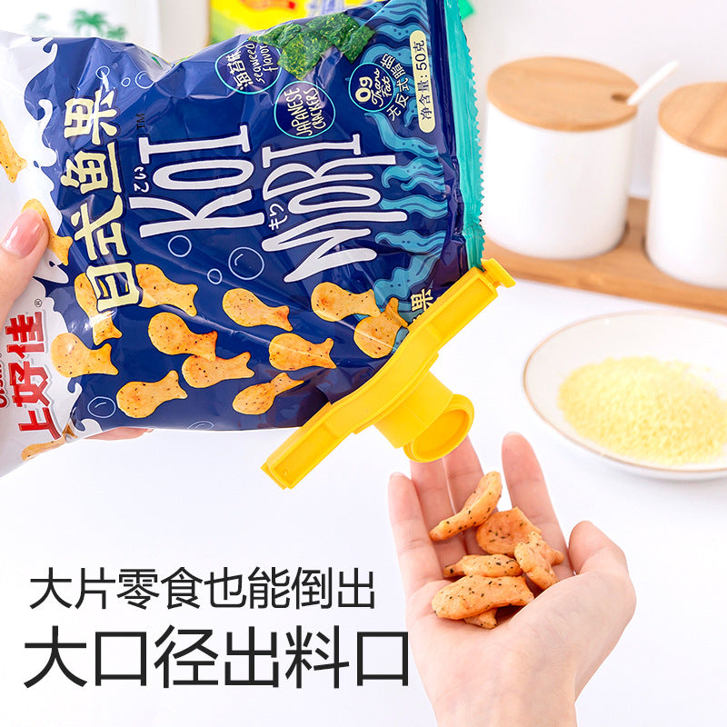 Sealing Clip with Spout, Snack Bag Clip