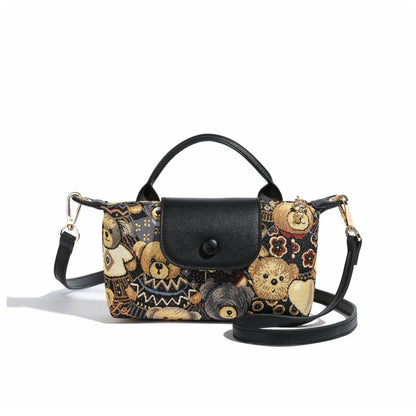 Personality cute bear bag girl