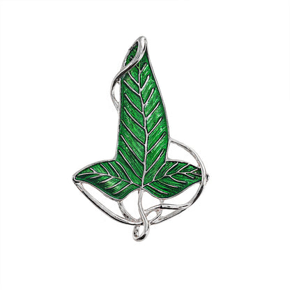 Three-dimensional leaf brooch fashion