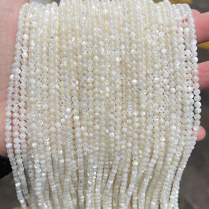 Pearl shell round bead DIY jewelry