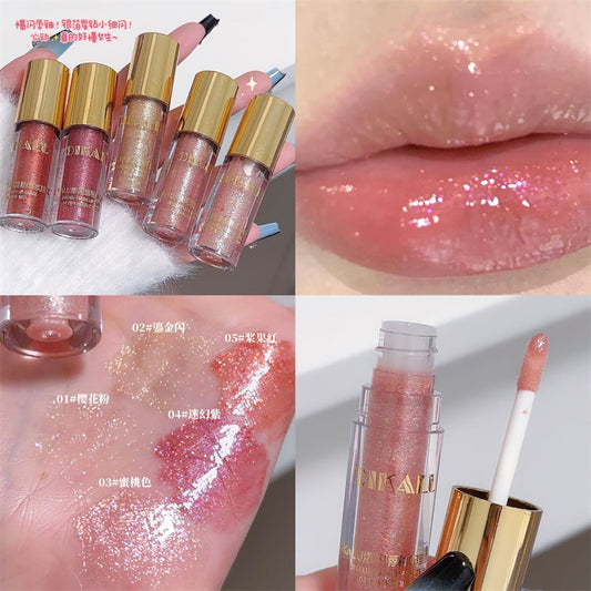 Icy Glitter Lip Gloss - Mirror Finish