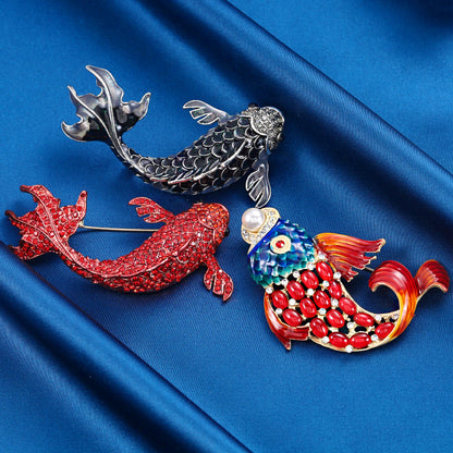 Lucky Koi Brooch