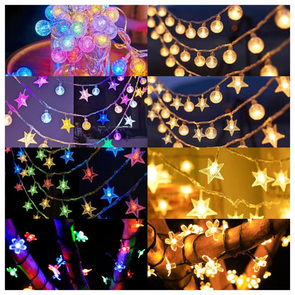 Star lights small colored lights atmosphere lights outdoor camping props