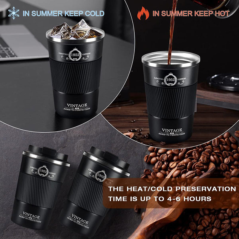 304 stainless steel coffee cup non-slip