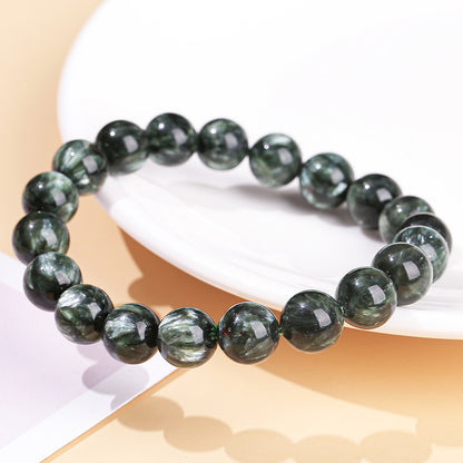 8A Natural Green Dragon Crystal Bracelet