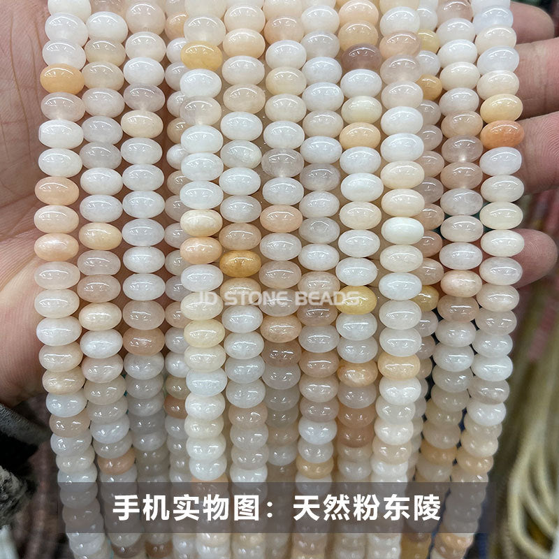 8 * 4Mm natural stone chalcedony abacus beads loose beads