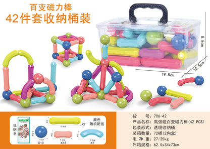 Magnetic Stick Building Blocks Kids Educational Toy