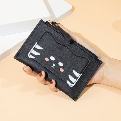 Cartoon cat multi-card card bag