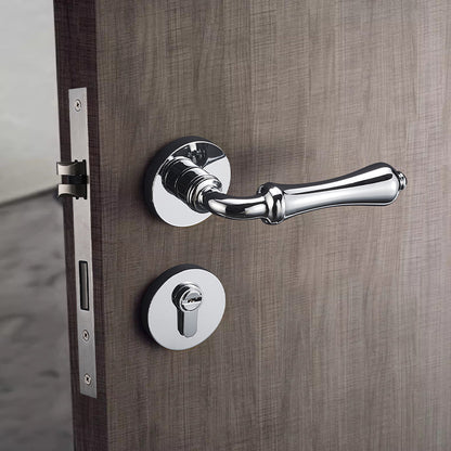 Brass door lock silent magnetic attraction