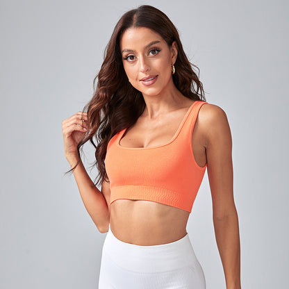 Euro Sexy Square Neck Yoga Sports Bra