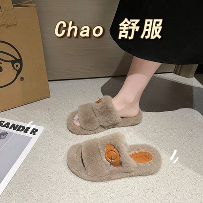 New autumn and winter cotton slippers